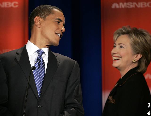 Barack Obama a Hillary Clintonová