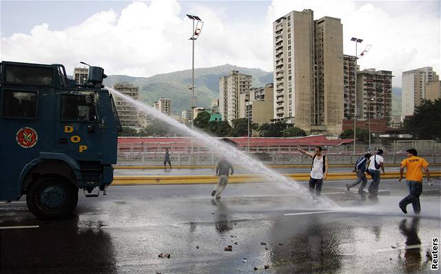 Nepokoje ve venezuelském Caracasu