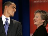 Barack Obama a Hillary Clintonov