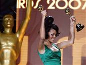 Zpvaka Rihanna (pvodem z Barbadosu) na World Music Awards Monte Carlu (4....
