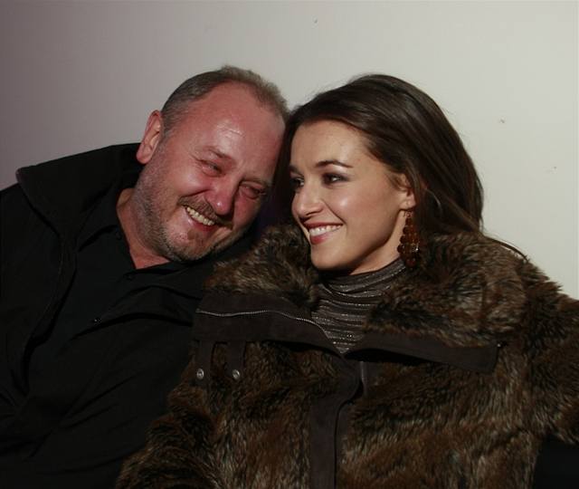 Iva Kubelková s partnerem Georgem Jiraskem