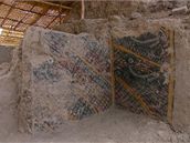 Archeologové odkrývají starý peruánský chrám, listopad 2007