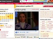 Screenshot z internetového vysílání �T - Ally McBealová