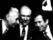 Dub�ek, �alfa a Havel - 27. 2. 1990 - Alexander Dub�ek, Marián �alfa a Václav...
