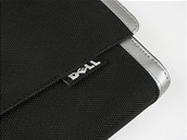 Logo Dellu na ochranném pouzde notebooku