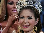 Thajská transsexuální královna krásy, Tanyarat Jirapatpakonová .