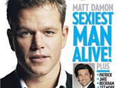 Matt Damon na obálce magazínu People (2007)