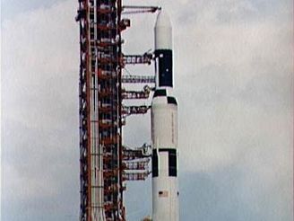 Saturn 5 se Skylabem na rampě LC-39A