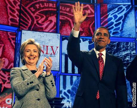 Hillary Clintonová a Barack Obama