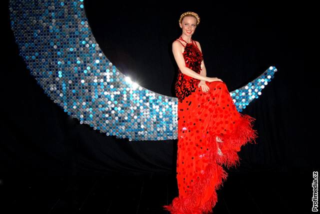 Vosková figurína Kylie Minogue v londýnském muzeu Madame Tussaud