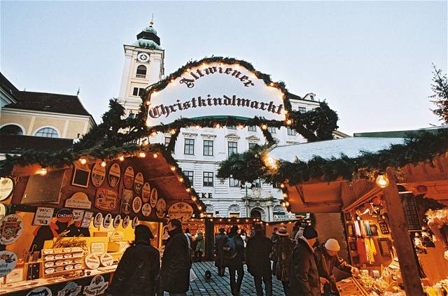 Adventní trh ve Vídni