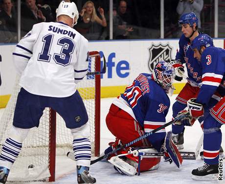 NY Rangers - Toronto: Sundin ped Lundqvistem