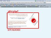 Stránka revue.idnes.cz je ve Spojených arabských emirátech blokována
