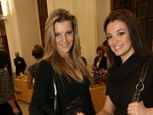 Veronika Chmelíová a Veronika Pompeová na charitativním vánoním koncertu nadaního fondu Srdce na dlani
