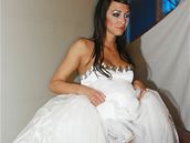 Svatební aty roku 2007 - Agáta Hanychová mla i sexy svatební kalhotky 