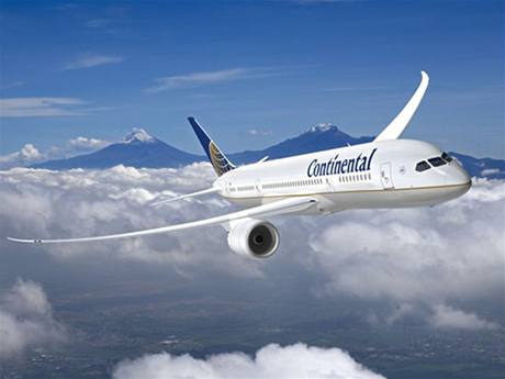 Turbulence postihly letoun Continental Airlines severn od Dominikánské republiky. Ilustraní foto