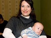 Tereza Kostková s Toníkem