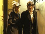 Tereza Maxová odchází s p�ítelem z klubu Lávka