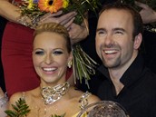 Akrobatický lya Ale Valenta s tanenicí Ivou Langerovou vyhrál druhou adu televizní soute StarDance... kdy hvzdy taní. (22. prosince 2007)