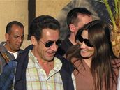 Nicolas Sarkozy tráví dovolenou v Egypt s pítelkyní Carlou Bruniovou.