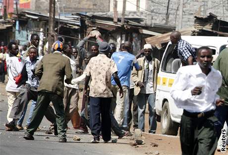 Pouliní nepokoje v Nairobi.