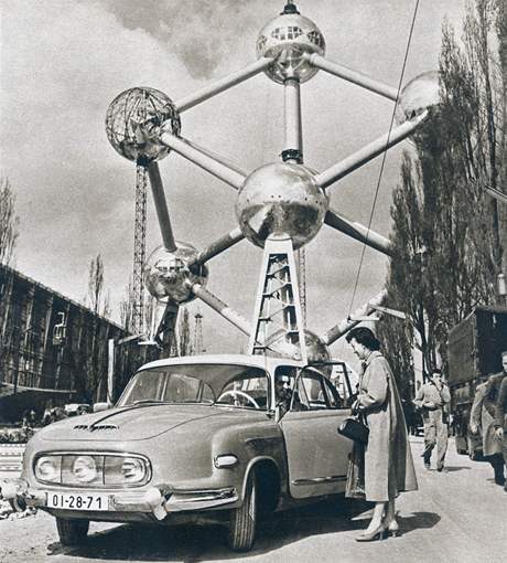 Svtovou výstavu Expo 58 vrn charakterizuje bruselské Atomium