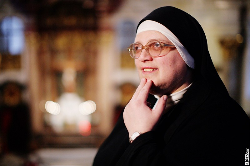 Sestra Benedikta - pedstavená klátera edých sester v Bartolomjské ulici