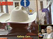 One of the features in the new Kals Korner reality-based TV show is the Kalboy Cam, shown here as we walk around Prague. Inset, famed Canadian Broadcaster Rob McConnell is one of many international guests who are regulars on the show.