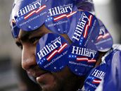 Demokratka Hillary Clintonov vyhrla stranick primrky v New Hampshiru
