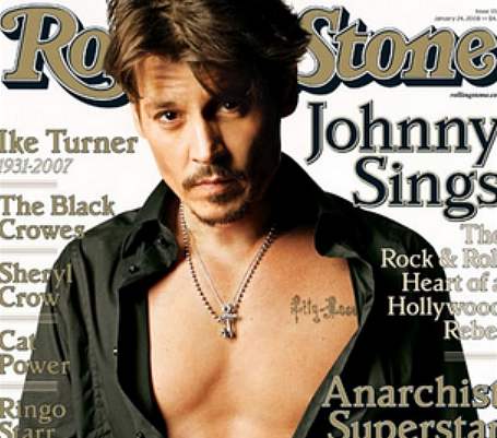 Johnny Depp na titulní stran asopisu Rolling Stone