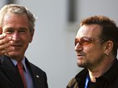 Dva mocn: George Bush a Bono Vox