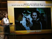 Zlaté glóby - nejlepí herec (muzikál, komedie): Johnny Depp