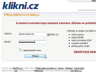 Klikni.cz - Zaloeno