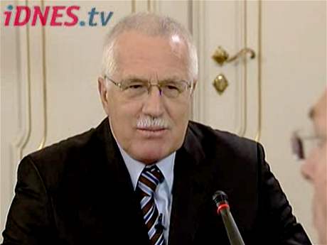 Úvodní slovo dostal Václav Klaus