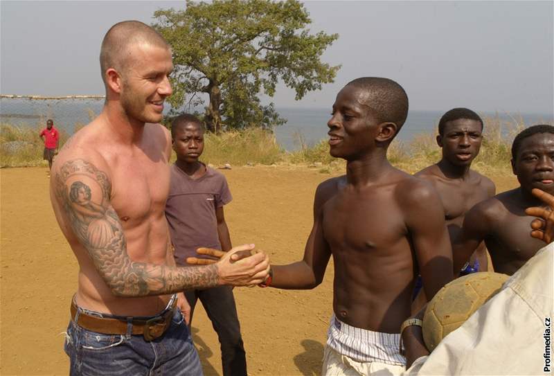 David Beckham v Siee Leone