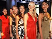 Finalistky �eské Miss 2008 na tiskové konferenci