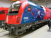 Lokomotiva v �eských barvách