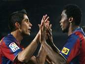 Barcelona - Samuel Eto a Sylvinho