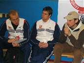 (zleva): Michal Michalík, Michal Sedlecký a Jakub Kuera