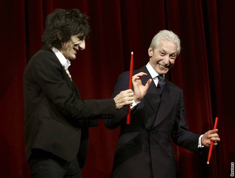 Berlinale - Ronnie Wood a Charlie Watts - 58. roník filmového festivalu,...