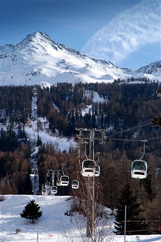 Francie, lyžařské středisko Val Cenis