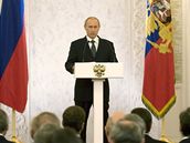 Ruský prezident Vladimir Putin (8. února 2008)