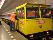 Pipojování nového úseku metra ke stávající trase