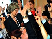 S�ítání hlas� t�etího kola prezidentské volby