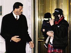 Michael Jackson se synem Princem Michaelem Juniorem