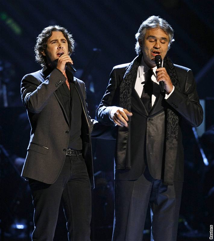 Grammy - Josh Groban a Andrea Bocelli