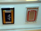 Baterie Angel chránící lidský organismus p�ed elektromagnetickým smogem prezentuje na barcelonském veletrhu spole�nost Exradia