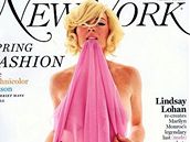 Lindsay Lohanová pózovala nahá jako Marilyn Monroe