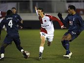 Slavia - Tottenham; Marek Jarolím (uprosted)