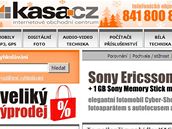 Internetový prodejce Kasa.cz.